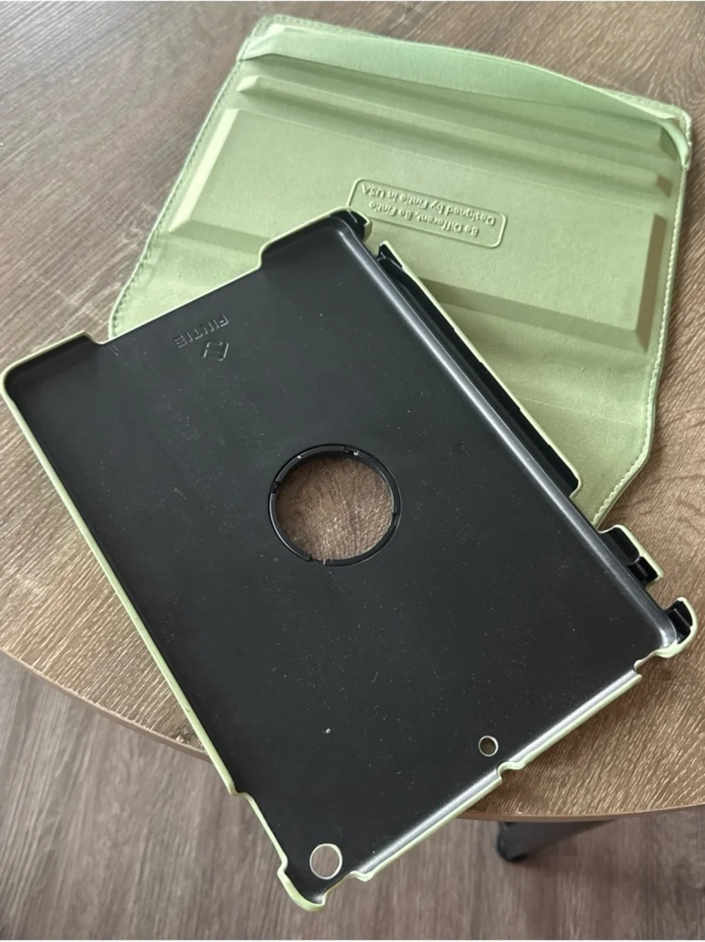Rotating Light Green Tablet Case with Stand